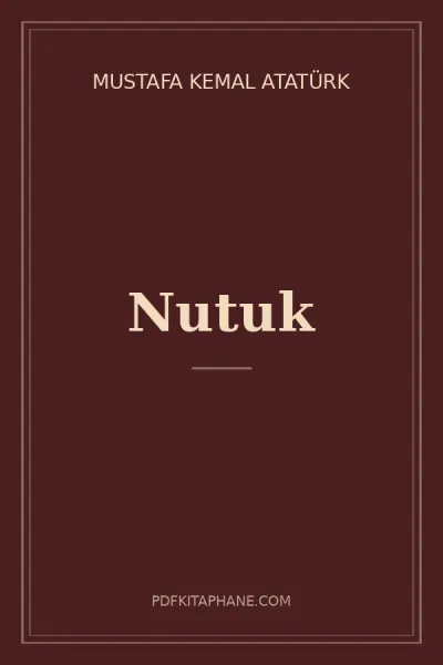 Nutuk kitap kapağı - Mustafa Kemal Atatürk