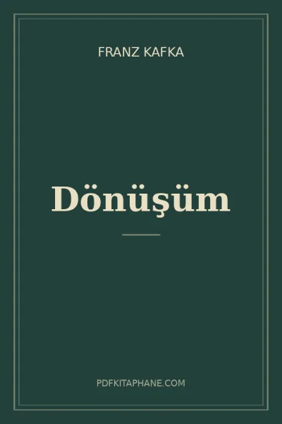 Dönüşüm kitap kapağı - Franz Kafka