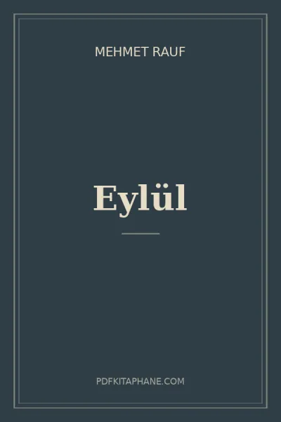 Eylül kitap kapağı - Mehmet Rauf