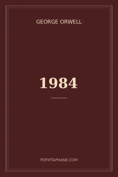 1984 kitap kapağı - George Orwell